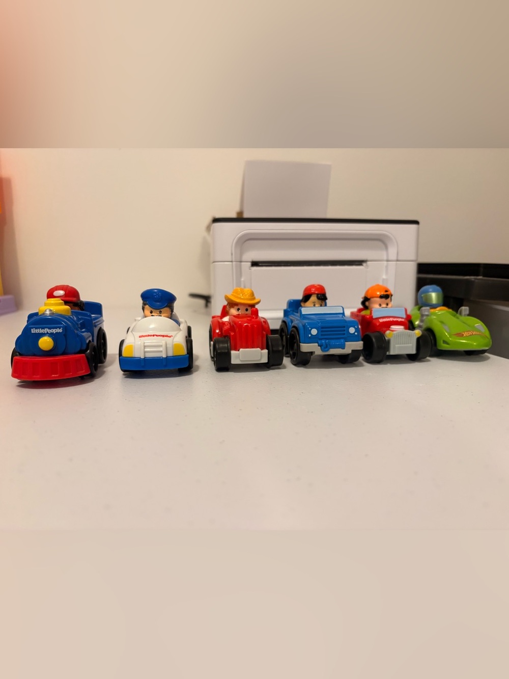 Fisher-Price Little People Wheelies lot of 6